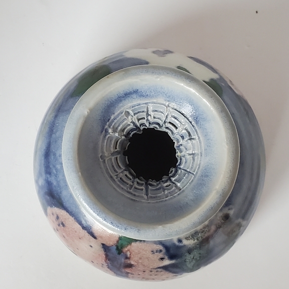 Signed Studio Pottery Candle Holder - Picture 4 of 7